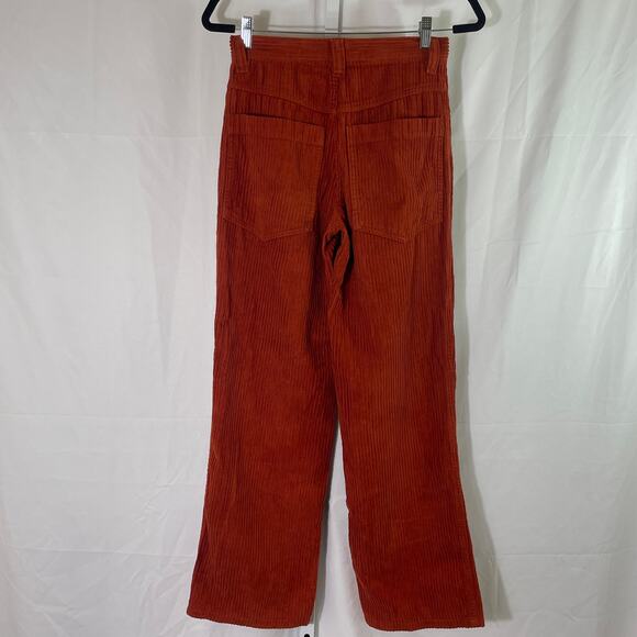 BDG Corduroy Cabincore Retro Pants - Women Size 25 - Rust - Picture 5 of 5